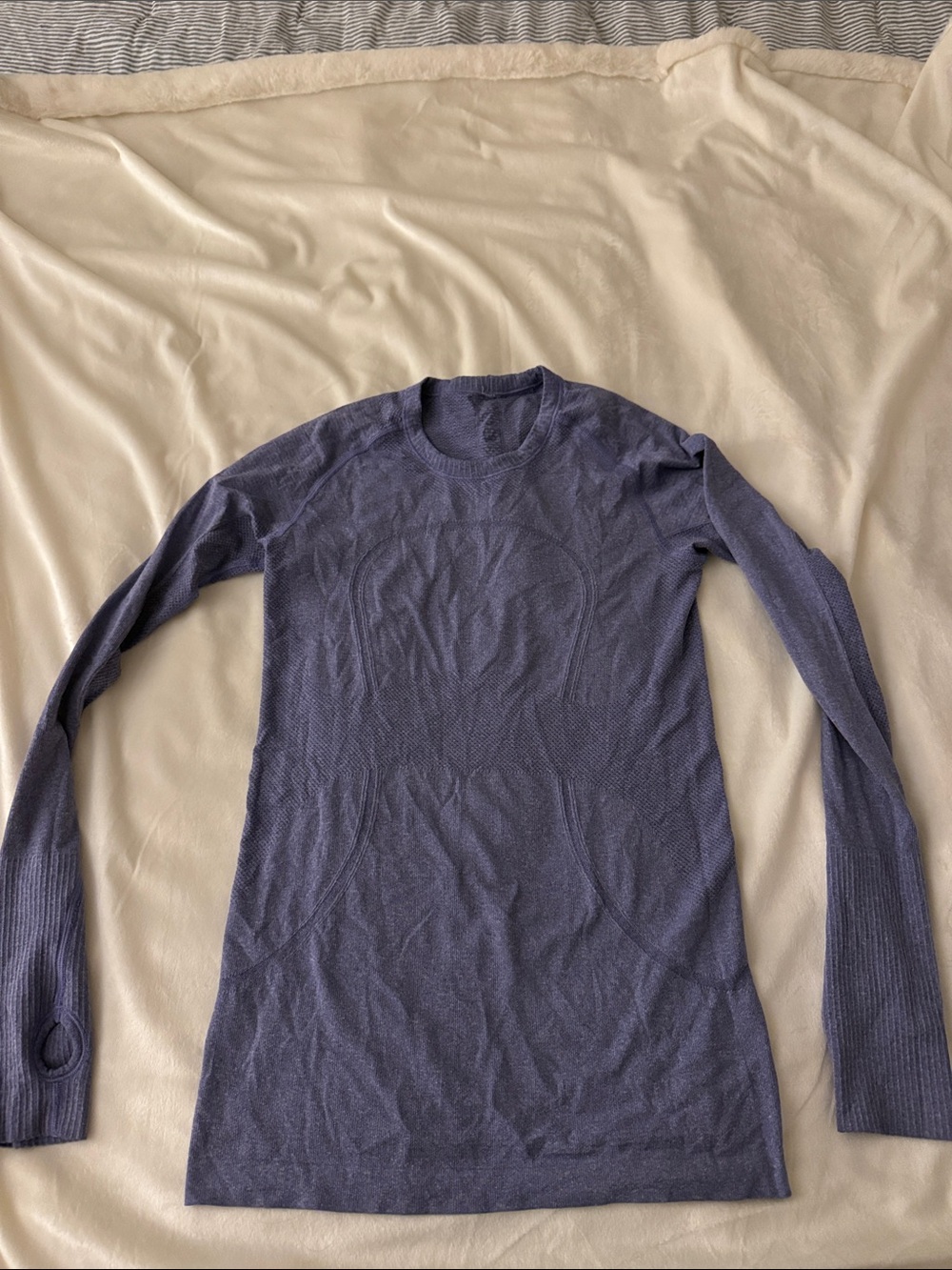lululemon athletica Women's Crewneck Long-Sleeve Top in Lavender